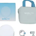 NANLITE MIRO 30C LED FULLCOLOR ROUND PANEL LIGHT MINT BLUE
