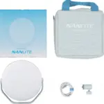 NANLITE MIRO 60C LED FULLCOLOR ROUND PANEL LIGHT MINT BLUE