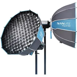 NANLITE RAPID 60 FM PARABOLIC SOFTBOX CON GRIGLIA PER FORZA 60150 / FS60B / FC60B120