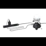 NANLITE ASMBAE27BT ADATTATORE CON BATTERIA 4000MAH E BASE MAGNETICA PER PAVOBULB