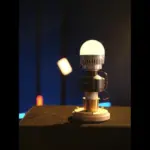 NANLITE ASMBAE27BT ADATTATORE CON BATTERIA 4000MAH E BASE MAGNETICA PER PAVOBULB