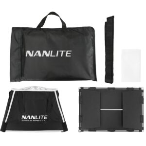NANLITE BARNDOOR CON SOFTBOX PER MIXPAD II 27C
