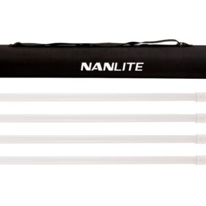 NANLITE PAVOTUBE T87X LED RGBWW 8W 100CM KIT 4 PEZZI CONTROLLO CAVO APP CON BORSA
