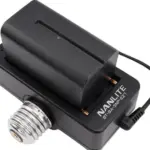 NANLITE ADATTATORE BATTERIA NPF PER PAVOBULB E27