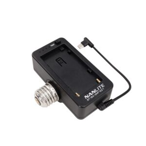NANLITE ADATTATORE BATTERIA NPF PER PAVOBULB E27