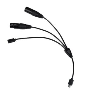 NANLITE CAVO USBC CON 3 ATTACCHI DMX