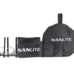 NANLITE BDPTII15CEC BARNDOOR CON GRIGLIA PER PAVOTUBE II 15C