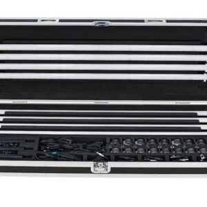 NANLITE PAVOTUBE II 60X RGB PIXEL 106W 22 MT KIT 8 PEZZI CON FLIGHT CASE RIGIDO E ACCESSORI