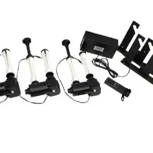 BE3R SET PORTA FONDALE ELETTRICO CON CONTROLLO RADIO PER 3 ROTOLI