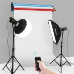 BE3R SET PORTA FONDALE ELETTRICO CON CONTROLLO RADIO PER 3 ROTOLI