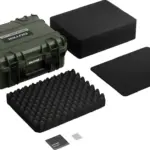 Tortoise T230 Valigia Rigida con spugna e ruote Verde Oliva