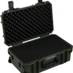 Tortoise T300 Valigia Rigida con spugna e ruote Verde Oliva