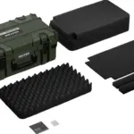 Tortoise T300 Valigia Rigida con spugna e ruote Verde Oliva