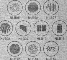 Set di gobo per PJBM SET1 10pz