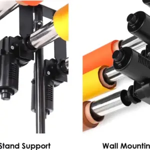 BE6R SET PORTA FONDALE ELETTRICO CON CONTROLLO RADIO PER 6 ROTOLI