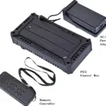 BE6R SET PORTA FONDALE ELETTRICO CON CONTROLLO RADIO PER 6 ROTOLI