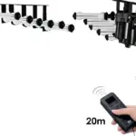 BE6R SET PORTA FONDALE ELETTRICO CON CONTROLLO RADIO PER 6 ROTOLI