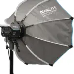 Softbox ottagonale a chiusura rapida 60cm con griglia Attacco FM
