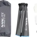 Softbox ottagonale a chiusura rapida 60cm con griglia Attacco FM