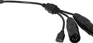 Cavo USBC con 3 Attacchi DMX per Pavotube II 6XR/Pavotube T87X/Pavobulb 10C
