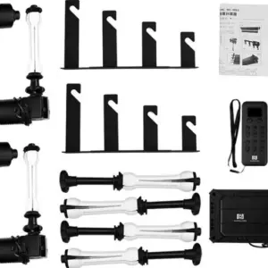 Set Porta Fondali Elettrico con Controllo Radio per 4 Rotoli