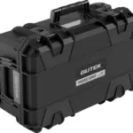 Tortoise T300 Valigia Rigida con scomparto in spugna e ruote Nero