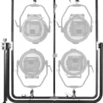 Frame per 4 luci EVOKE con perno Junior