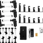 BE6R SET PORTA FONDALE ELETTRICO CON CONTROLLO RADIO PER 6 ROTOLI